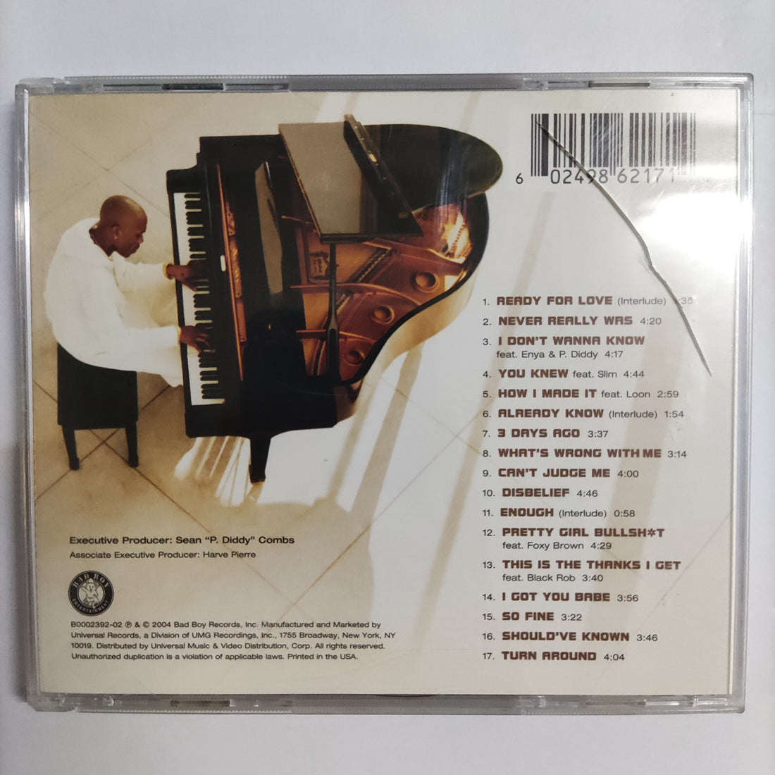 ซีดี Mario Winans - Hurt No More CD NM or M-