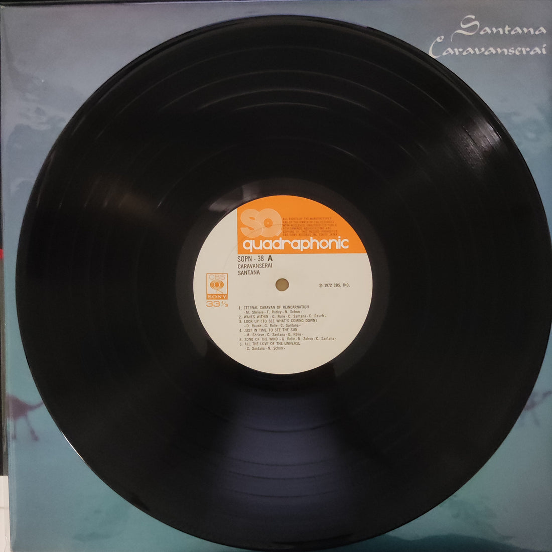 แผ่นเสียง Santana - Caravanserai Vinyl VG+