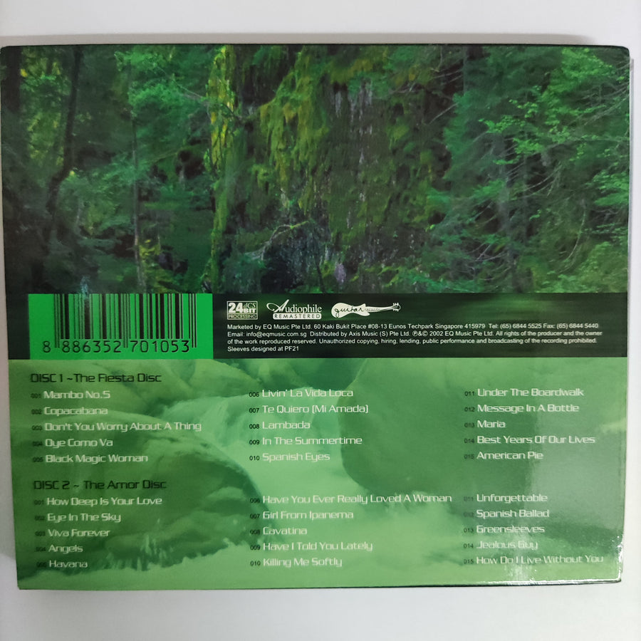 ซีดี Various - The Very Best Of Latin Guitar Moods Vol.2 CD NM 2CDs แผ่นทอง