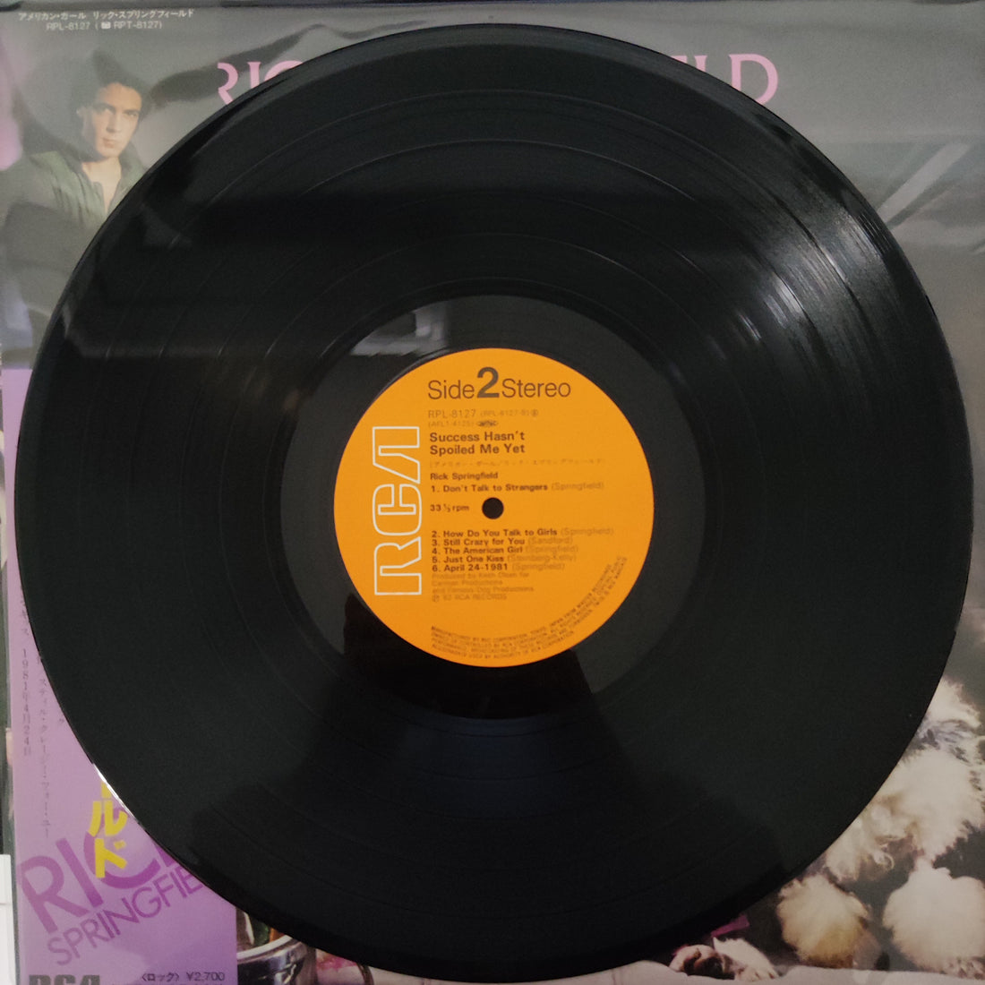 แผ่นเสียง Rick Springfield - Success Hasn't Spoiled Me Yet Vinyl VG+