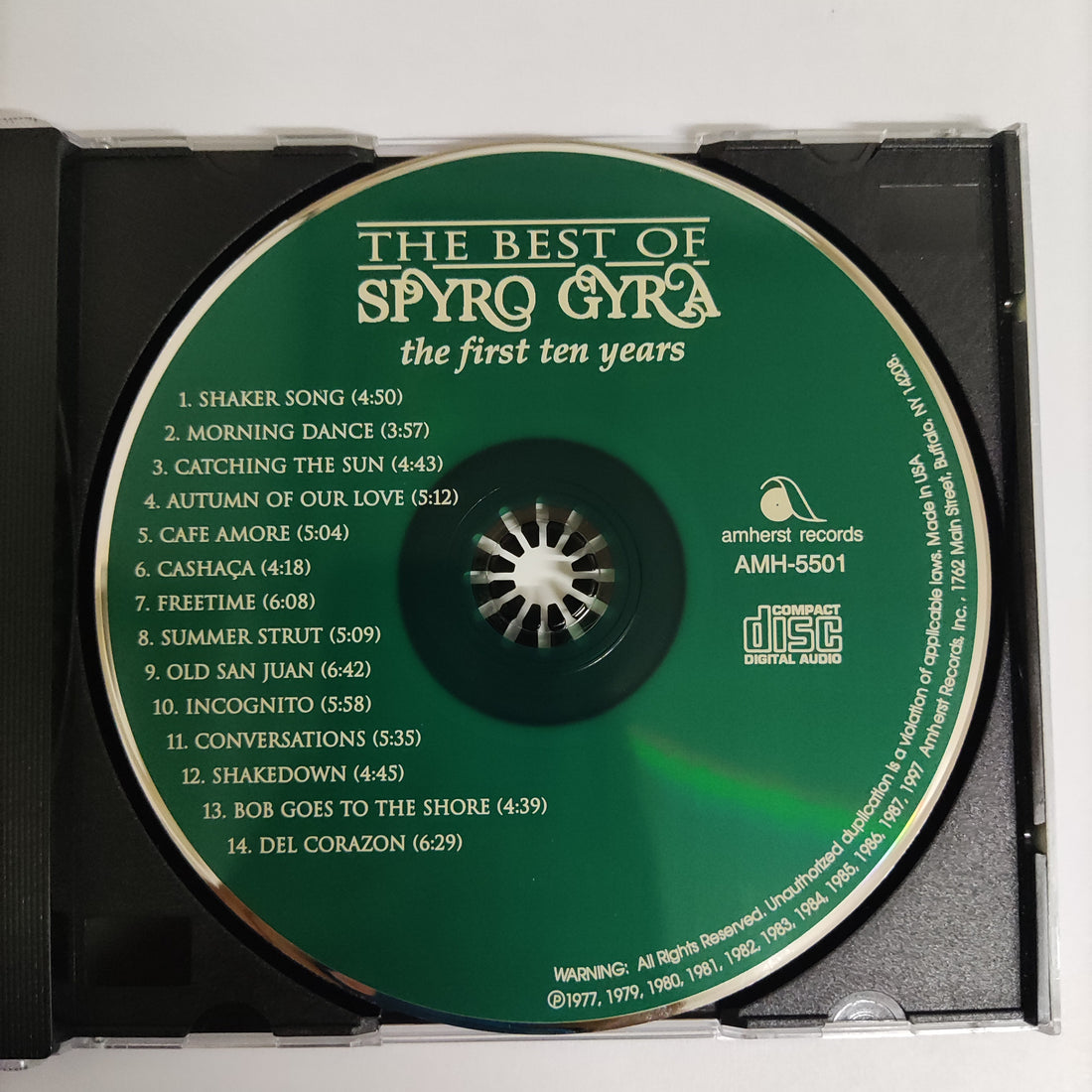 ซีดี Spyro Gyra - The Best Of Spyro Gyra The First Ten Years CD NM