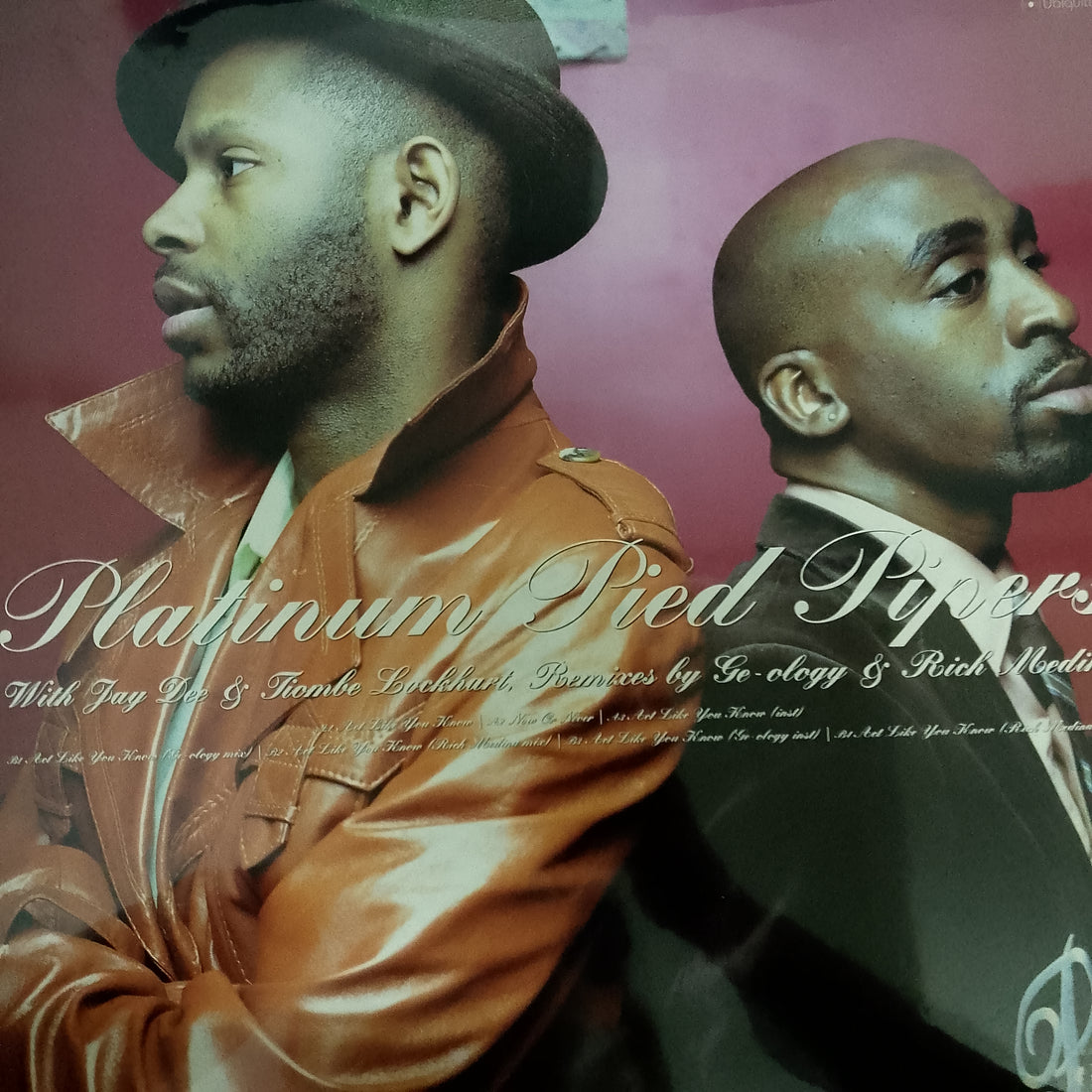 แผ่นเสียง Platinum Pied Pipers - Act Like You Know Vinyl VG+