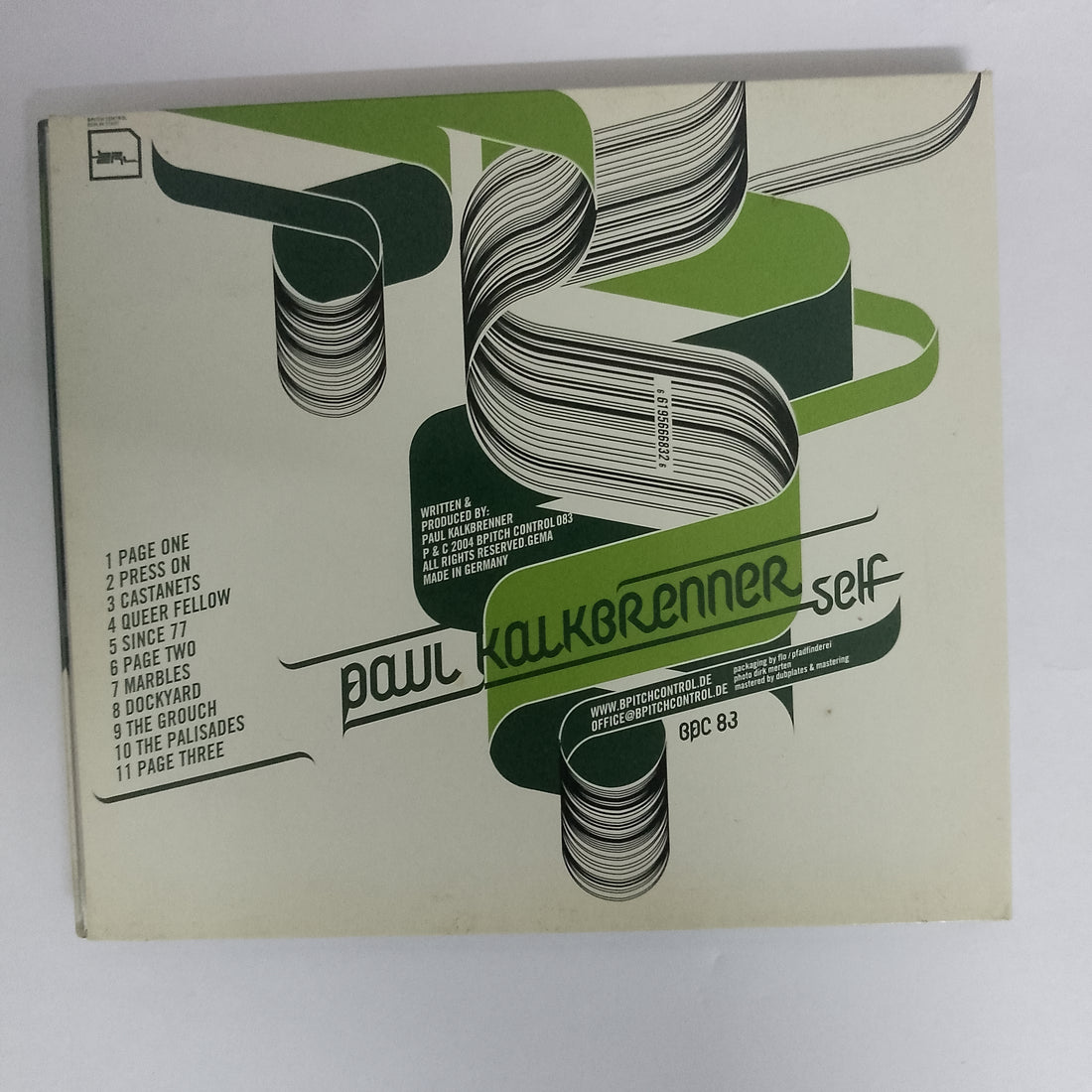 ซีดี Paul Kalkbrenner - Self CD VG+