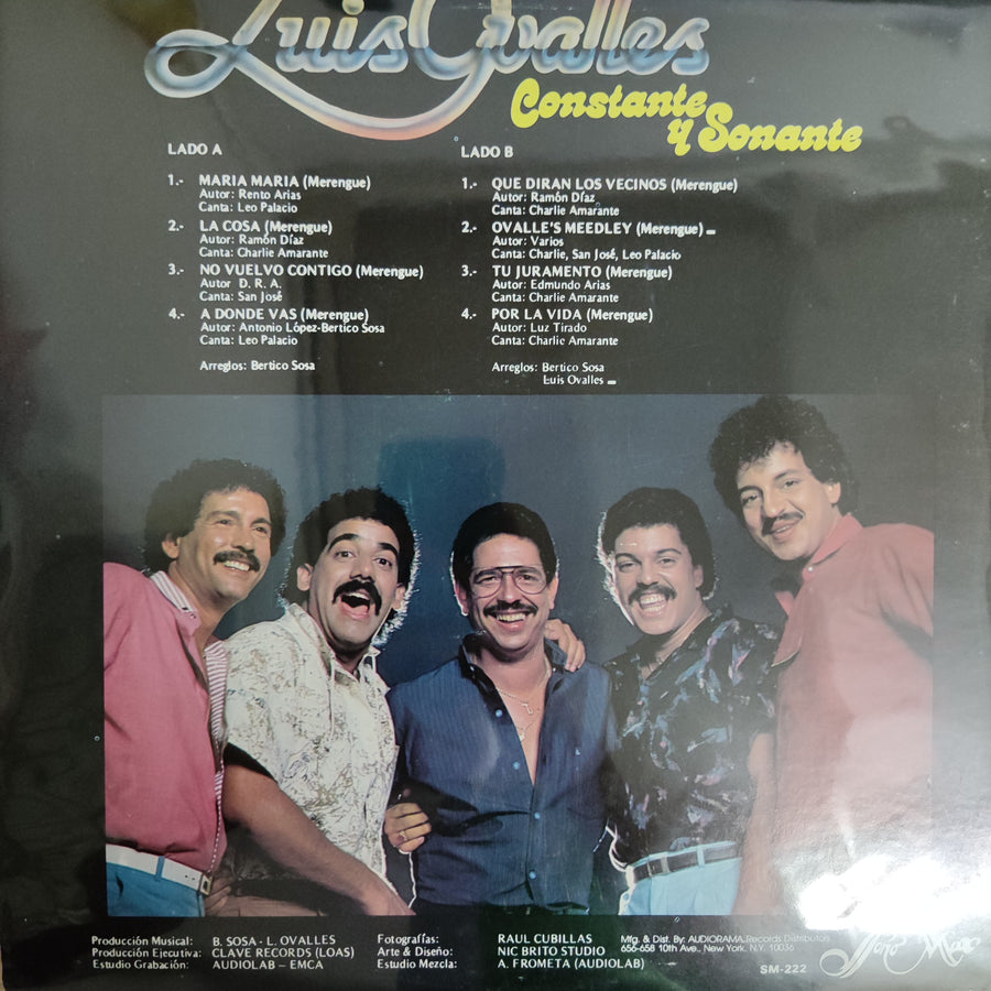 แผ่นเสียง Luis Ovalles - Constante Y Sonante Vinyl VG+