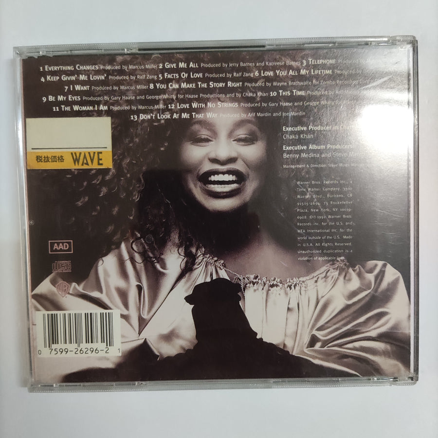 ซีดี Chaka Khan - The Woman I Am CD NM or M-
