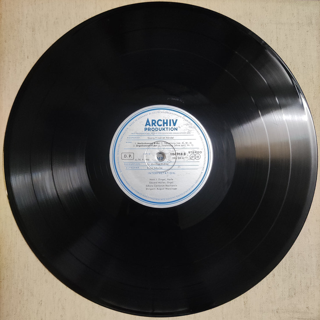 แผ่นเสียง Johann Sebastian Bach - George Frederick Handel Concerti Per L'Organo Ed Altri Stromenti Vinyl VG+ 5LPs