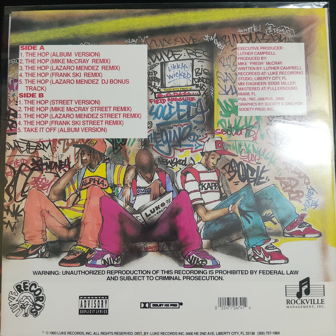 แผ่นเสียง Luke - The Hop Vinyl VG+