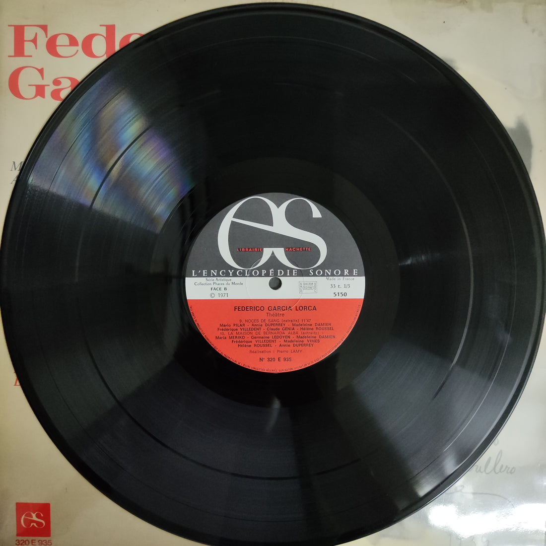 แผ่นเสียง Federico Garcia Lorca Vinyl VG+