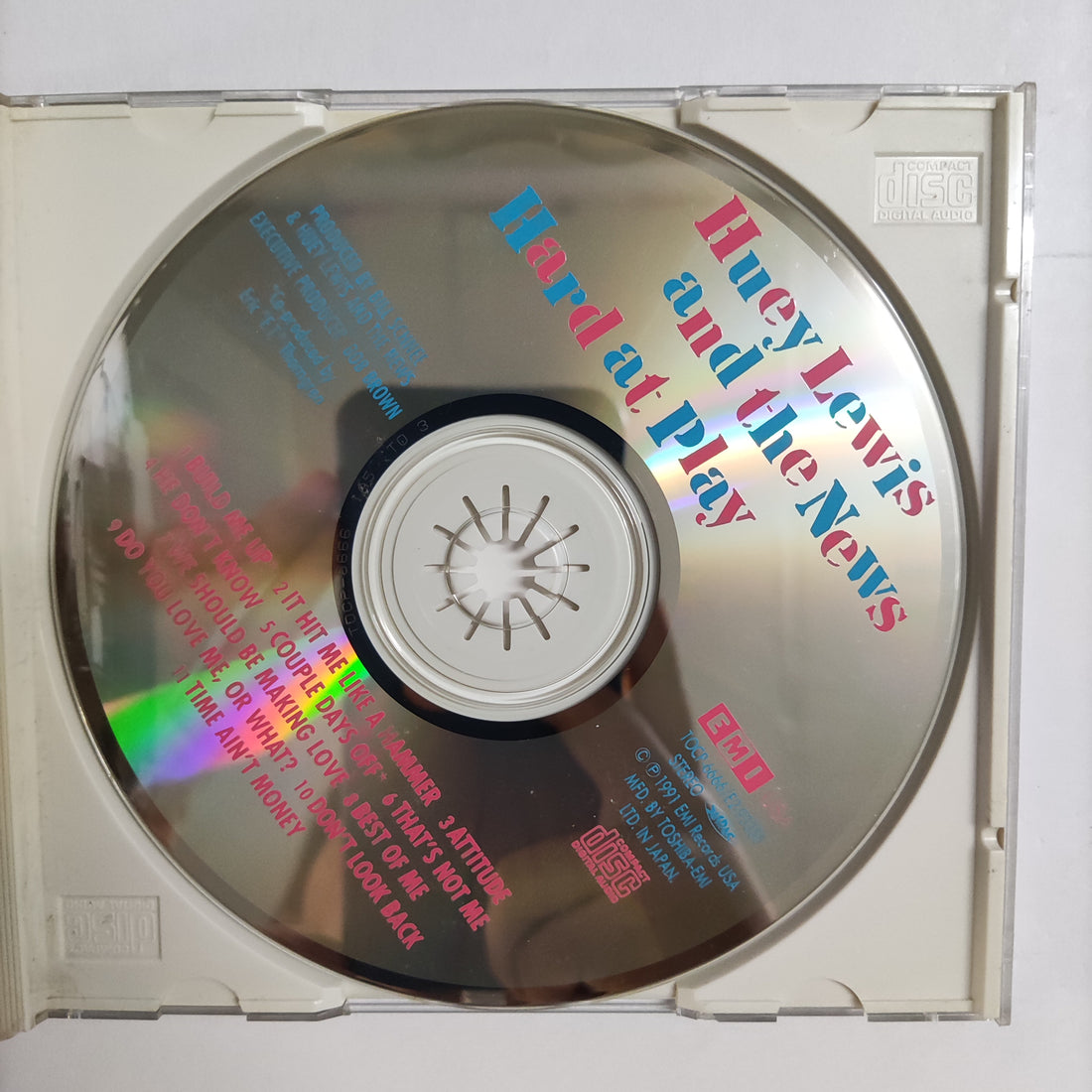 ซีดี Huey Lewis & The News = Huey Lewis & The News - Hard At Play = ハード・アット・プレイ CD VG+