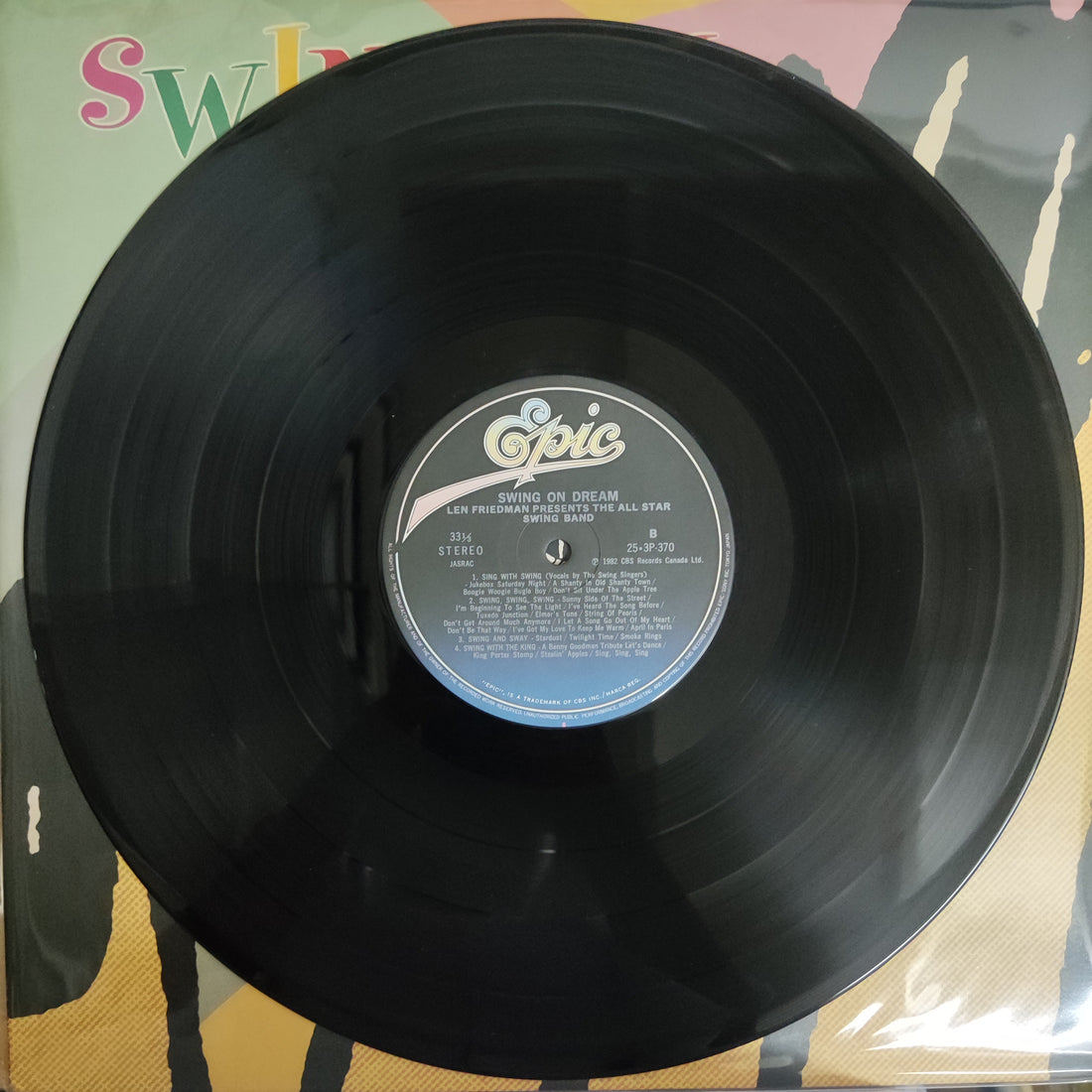 แผ่นเสียง Various - Swing On dream Len Friedman Presents The All Star Swing Band Vinyl VG