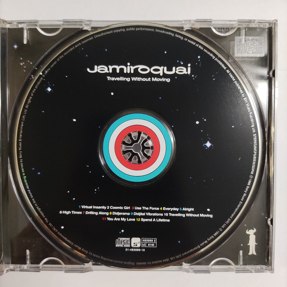 ซีดี Jamiroquai - Travelling Without Moving CD VG+
