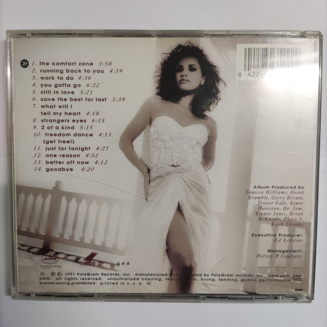 ซีดี Vanessa Williams - The Comfort Zone CD VG+