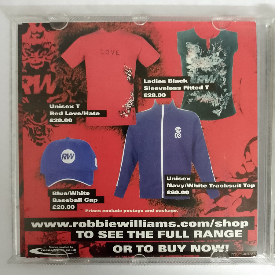 ซีดี Robbie Williams - Live Summer 2003 CD VG+