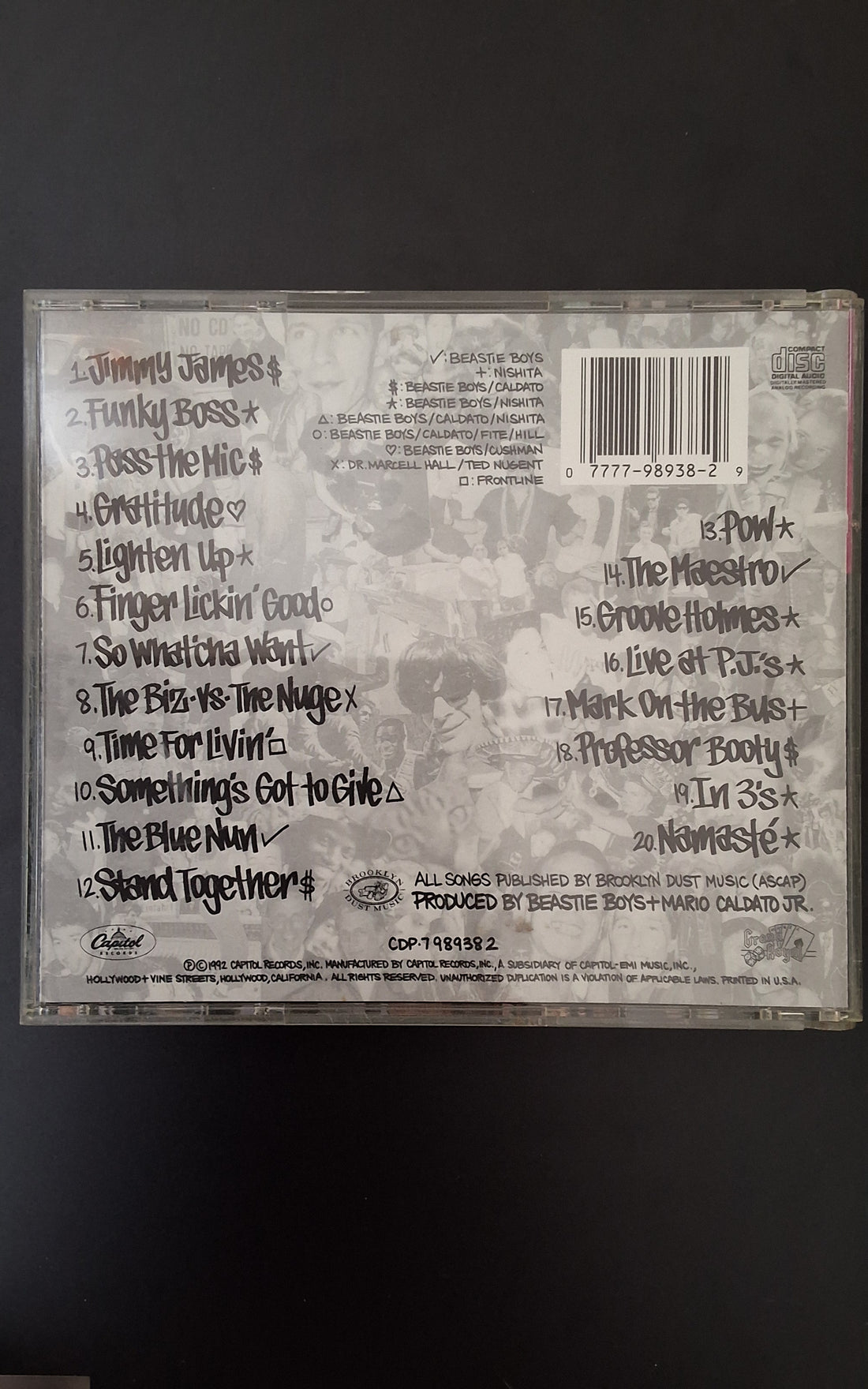 ซีดี Beastie Boys - Check Your Head CD VG+