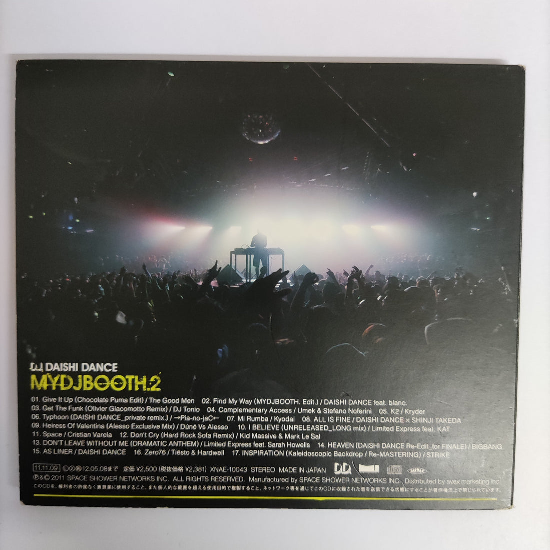 ซีดี DJ Daishi Dance - My Dj Booth 2 CD VG+