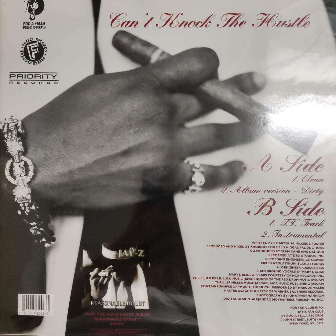 แผ่นเสียง Jay-Z - Can't Knock The Hustle Vinyl VG+
