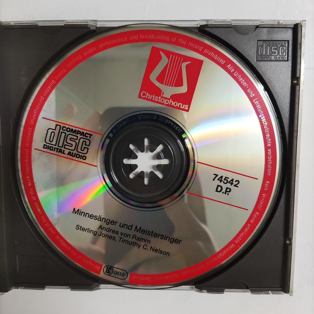 ซีดี Andrea von Ramm, Sterling Jones , Timothy Charles Nelson, Christian Schmid-Cadalbert - Minnesänger & Meistersinger - Lieder Um Konrad von Würzburg CD NM or M-