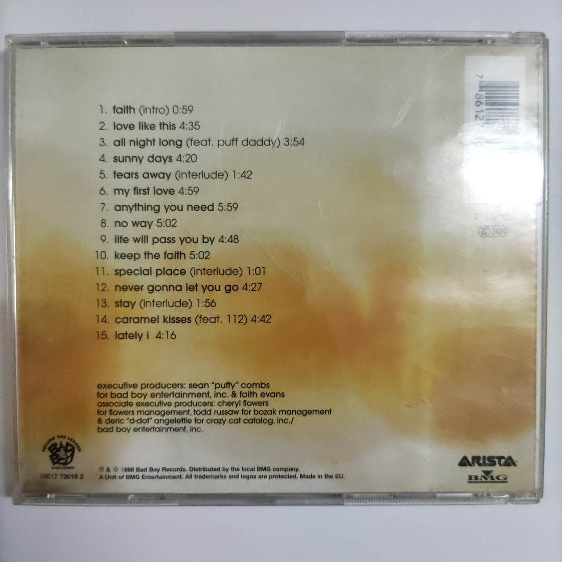 ซีดี Faith Evans - Keep The Faith CD VG+