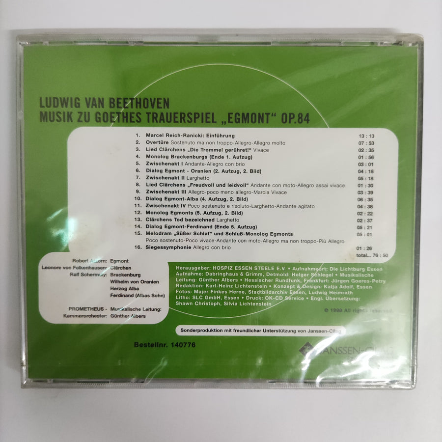 ซีดี Various - Egmont Johann Wolfgang Von Goethe - Ludwig Van Beethoven CD M