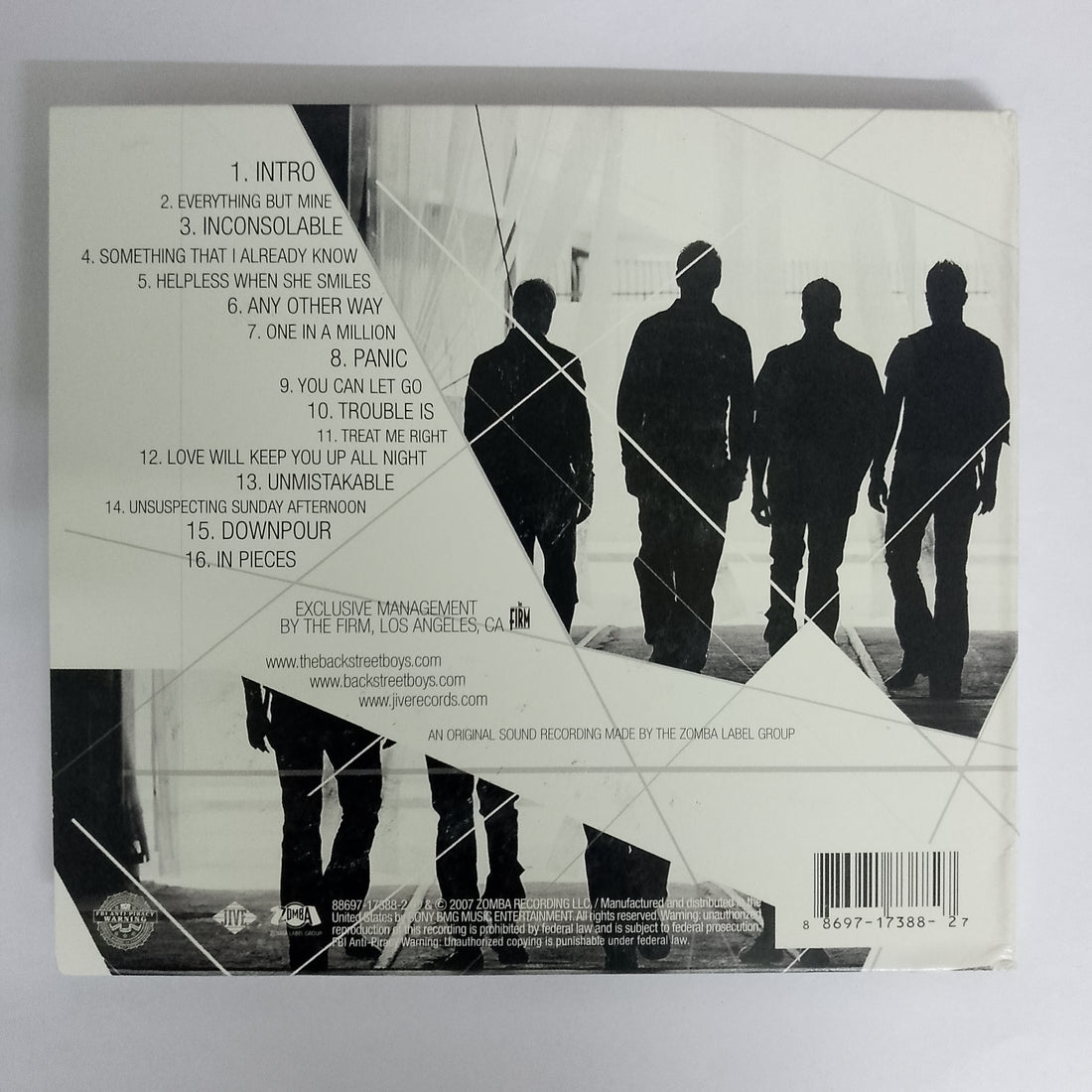 ซีดี Backstreet Boys - Unbreakable CD G+