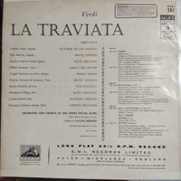 แผ่นเสียง Tullio Serafin - Verdi La Traviata Victoria De Los Angeles Carlo Del Monte Mario Sereni Vinyl VG+
