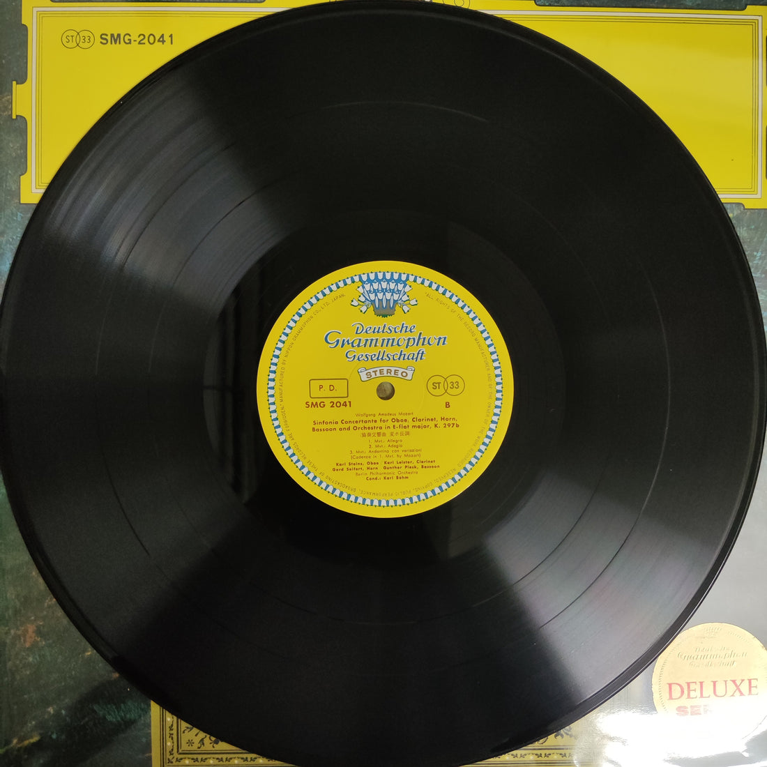 แผ่นเสียง Karl Böhm - Mozart Sinfonia Concertante E-Flat Major K.364 E-Flat Major K.297b Berlin Philharmonic Orchestra