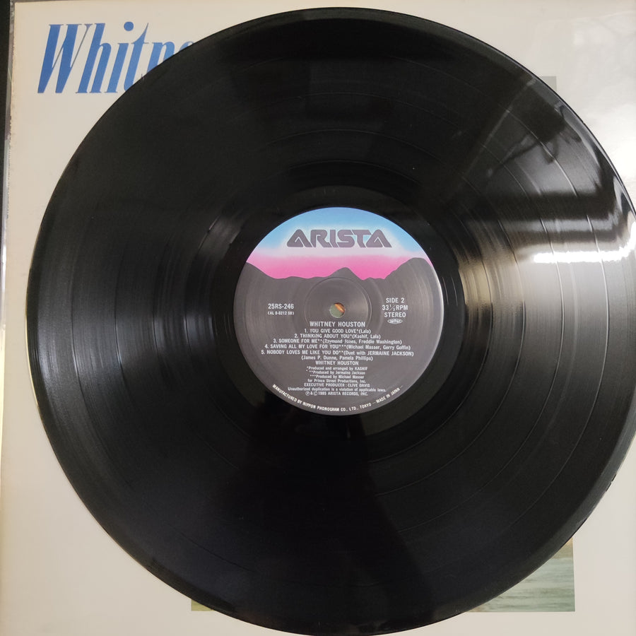 แผ่นเสียง Whitney Houston - Whitney Houston = そよ風の贈りもの Vinyl VG+