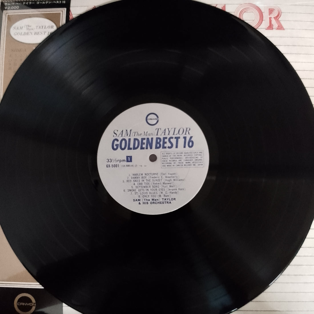 แผ่นเสียง Sam Taylor And His Orchestra - Golden Best 16 Vinyl VG+