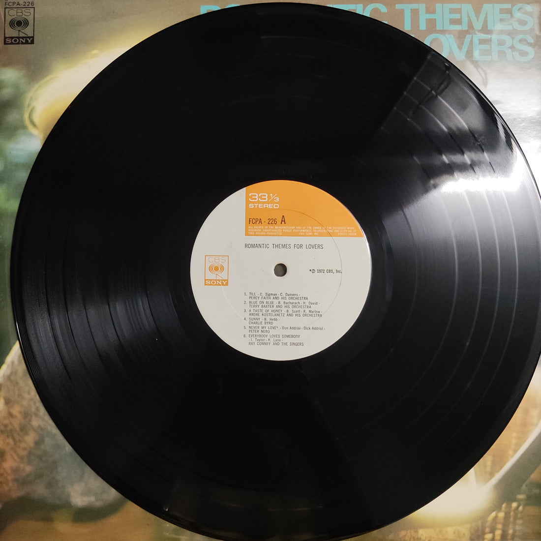 แผ่นเสียง Various - Romantic Themes For Lovers Vinyl VG+