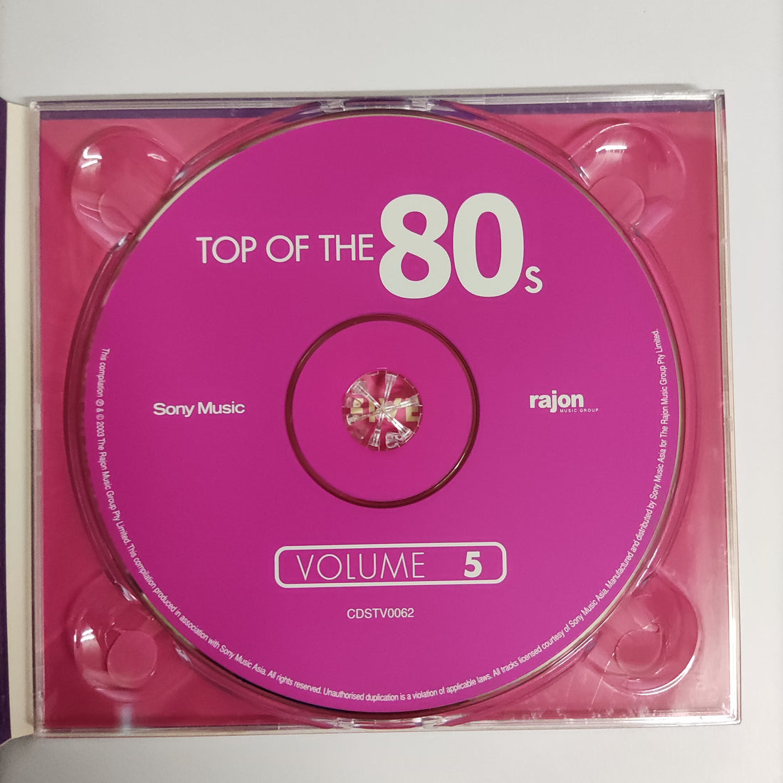 ซีดี Various - Original Artists : Original Hits!! Top Of The 80s Vol.5 CD NM