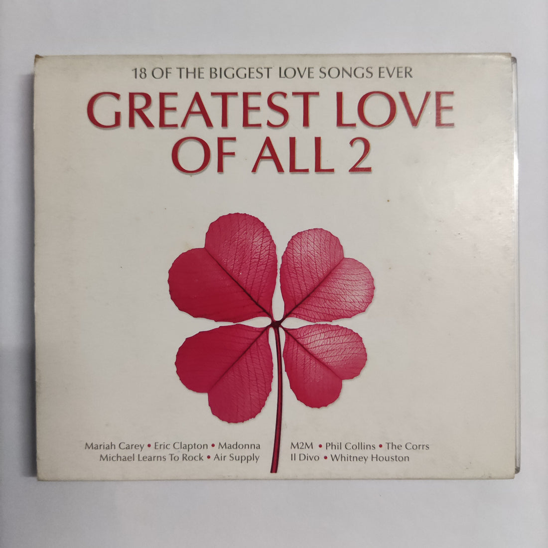 ซีดี Various - 18 Of The Biggest Love Songs Ever Greatest Love Of All 2 CD VG+