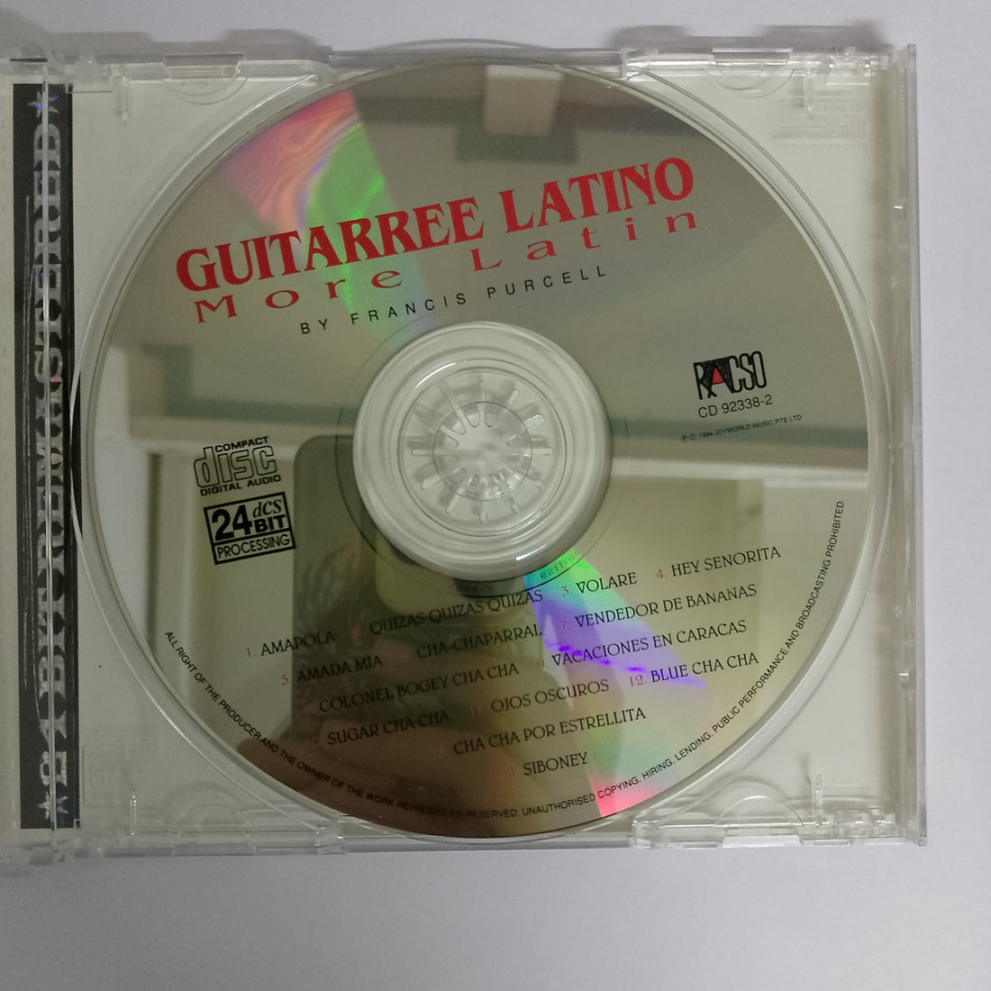 ซีดี Francis Purcell - Guitar Latino More Latin CD NM