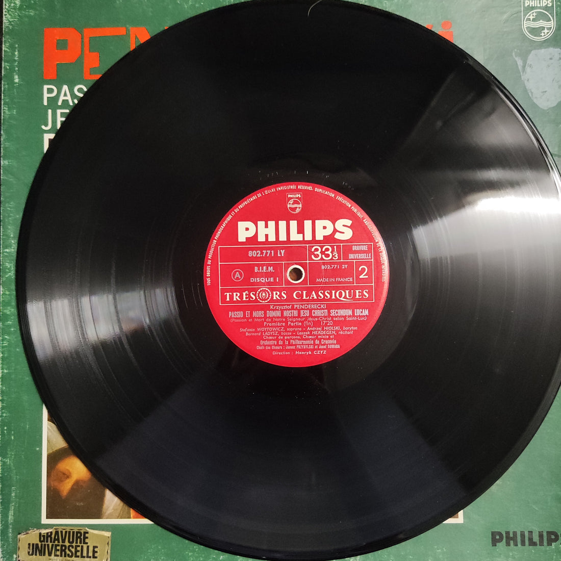 แผ่นเสียง Penderecki - Passio Et Mors Domini Nostri Jesu Christi Secundum Lucam Vinyl VG+ 2LPs