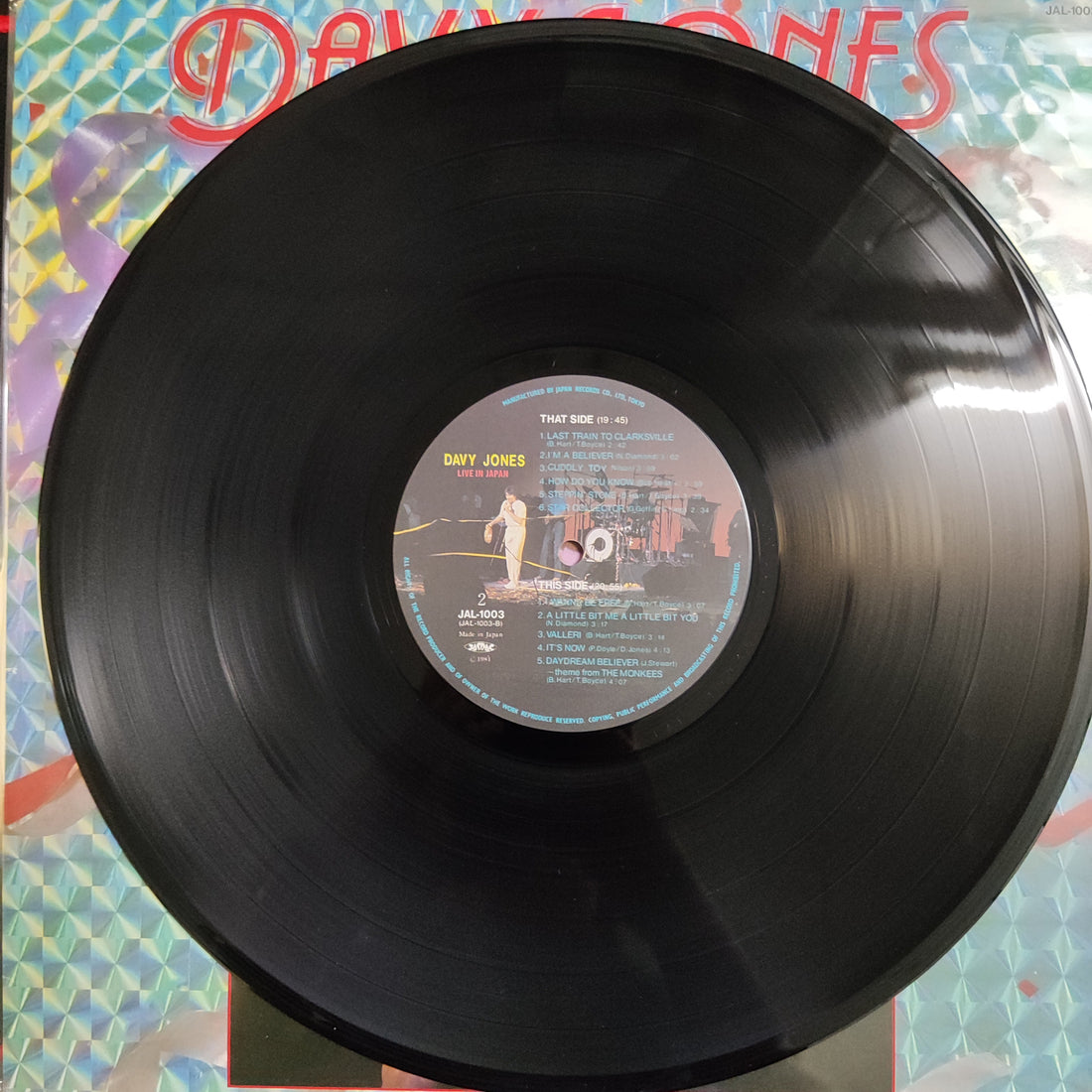 แผ่นเสียง Davy Jones - Live In Japan Vinyl VG+