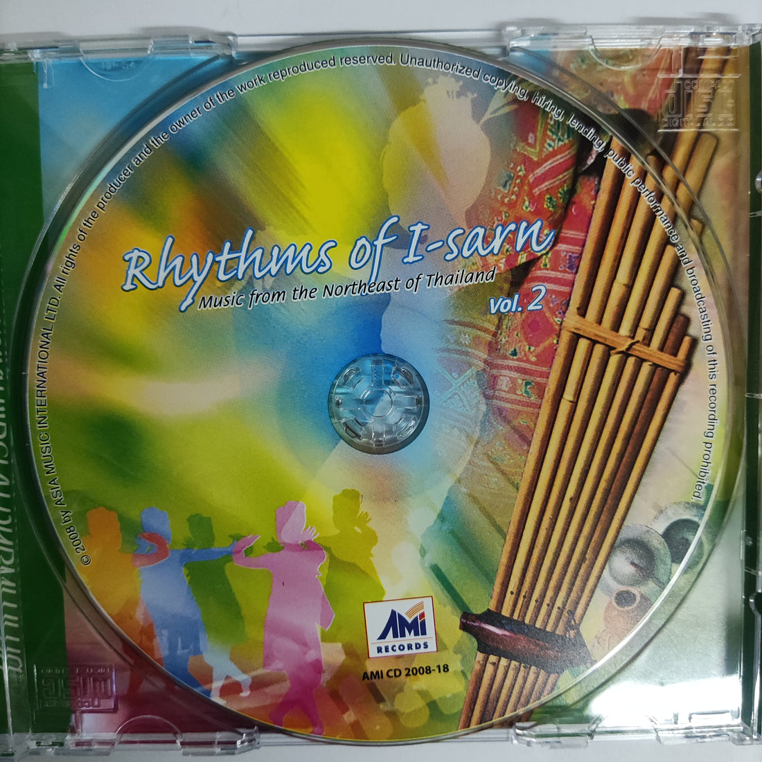 ซีดี Masters Of I-Sarn - Rhythms Of I-Sarn Music From The Northeast Of Thailand Vol.2 CD NM