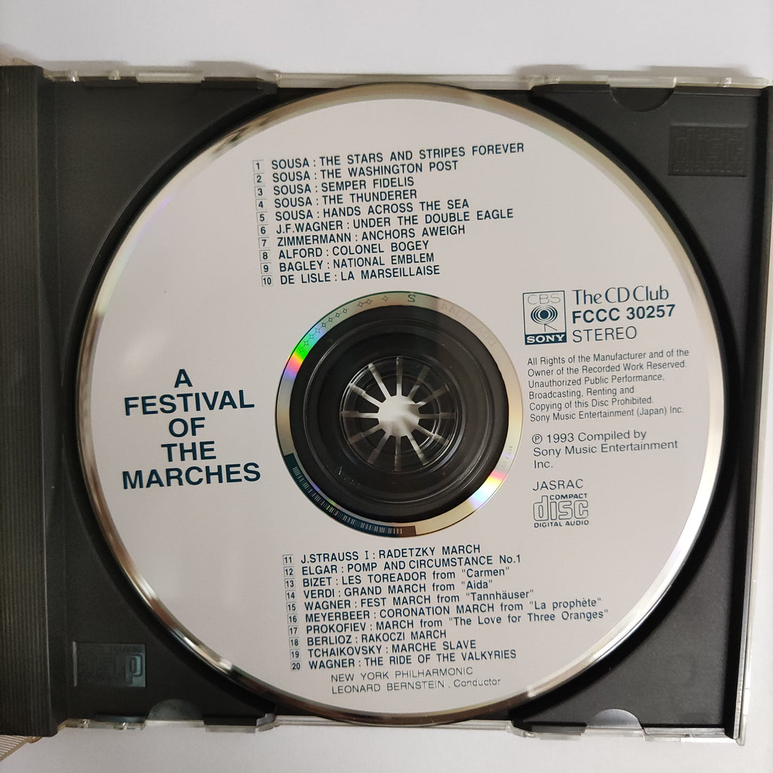 ซีดี Bernstein - A Festival Of The Marches CD VG