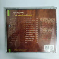 ซีดี Jigme Drukpa - Folk Songs From Bhutan CD VG+