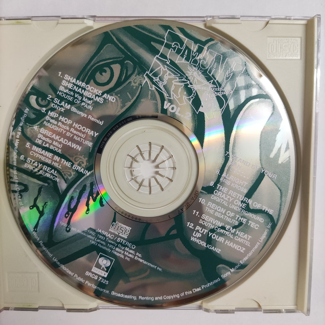 ซีดี Various - Fat Jam Hip Hop Vol.2 CD VG