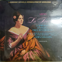 แผ่นเสียง Verdi - La Traviata - Highlights Vinyl VG+