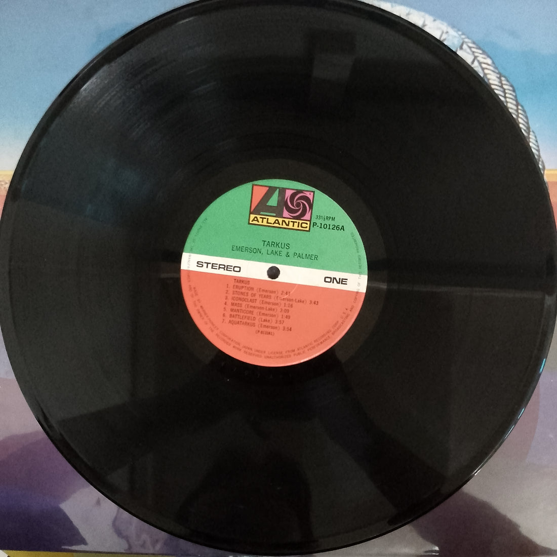 แผ่นเสียง Emerson, Lake & Palmer - Tarkus Vinyl VG+