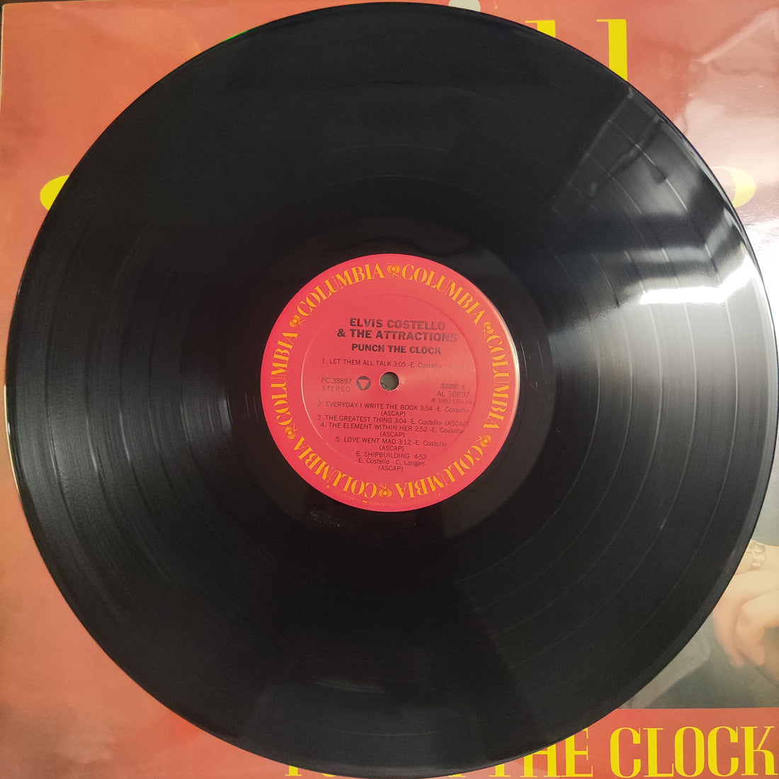 แผ่นเสียง Elvis Costello & The Attractions - Punch The Clock Vinyl VG+