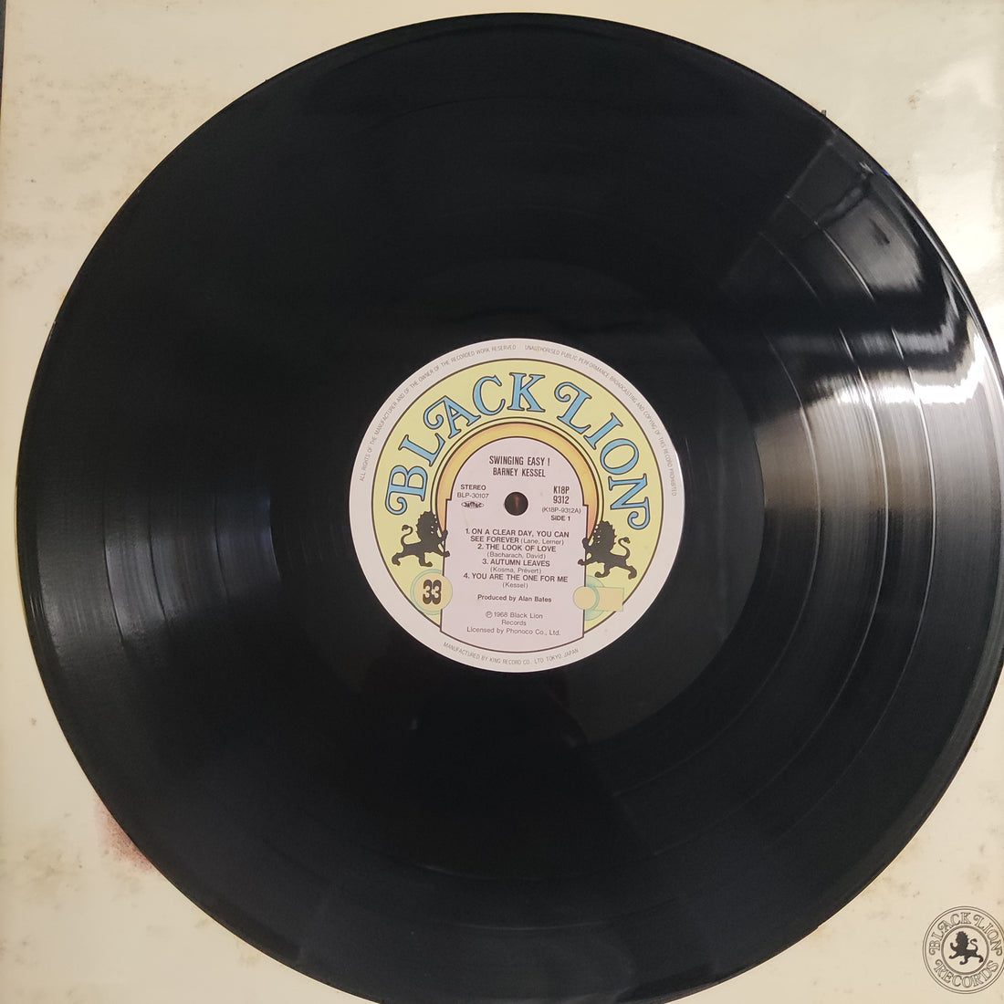 แผ่นเสียง Barney Kessel - Swinging Easy! Vinyl VG+