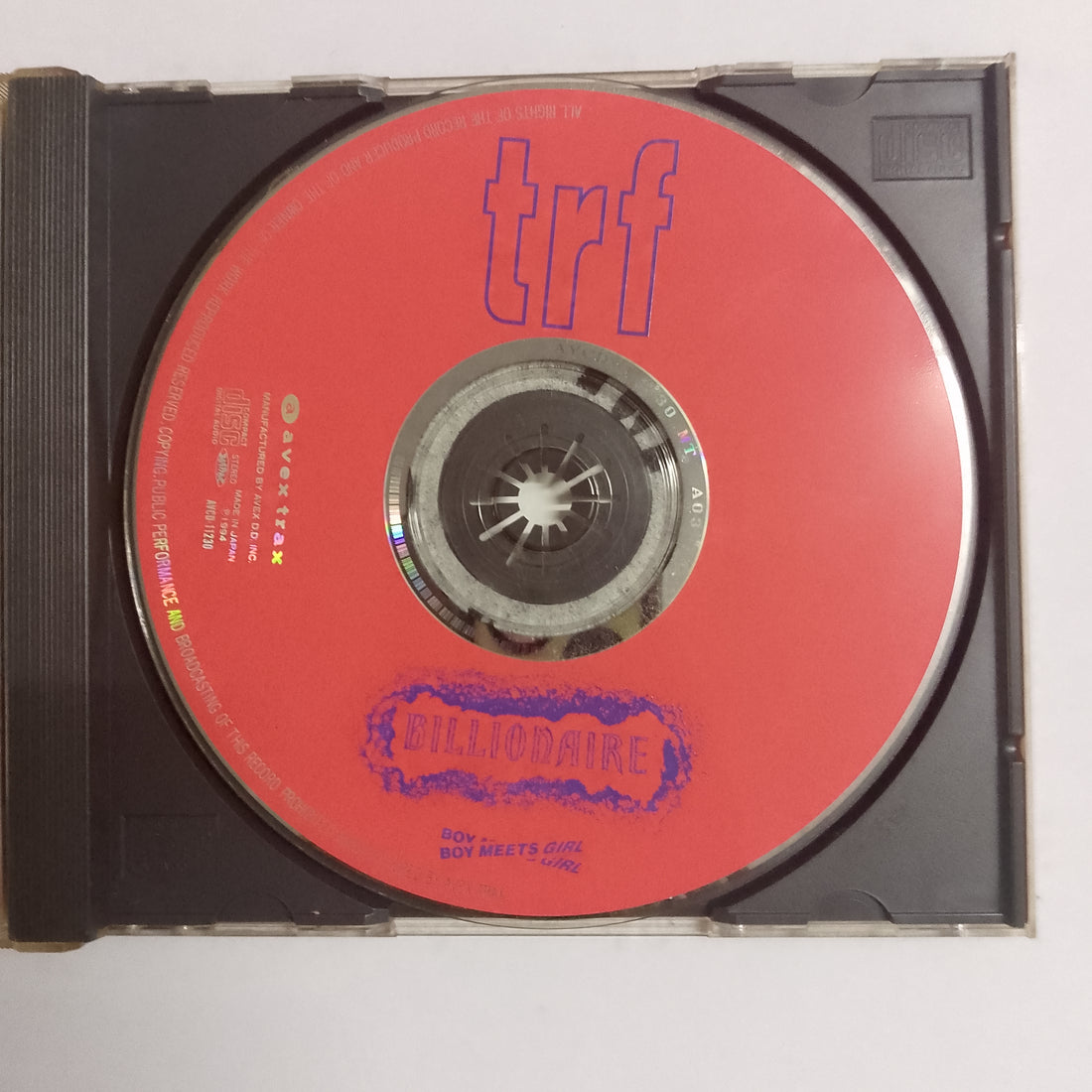 ซีดี TRF - Billionaire Boy Meets Girl CD VG+