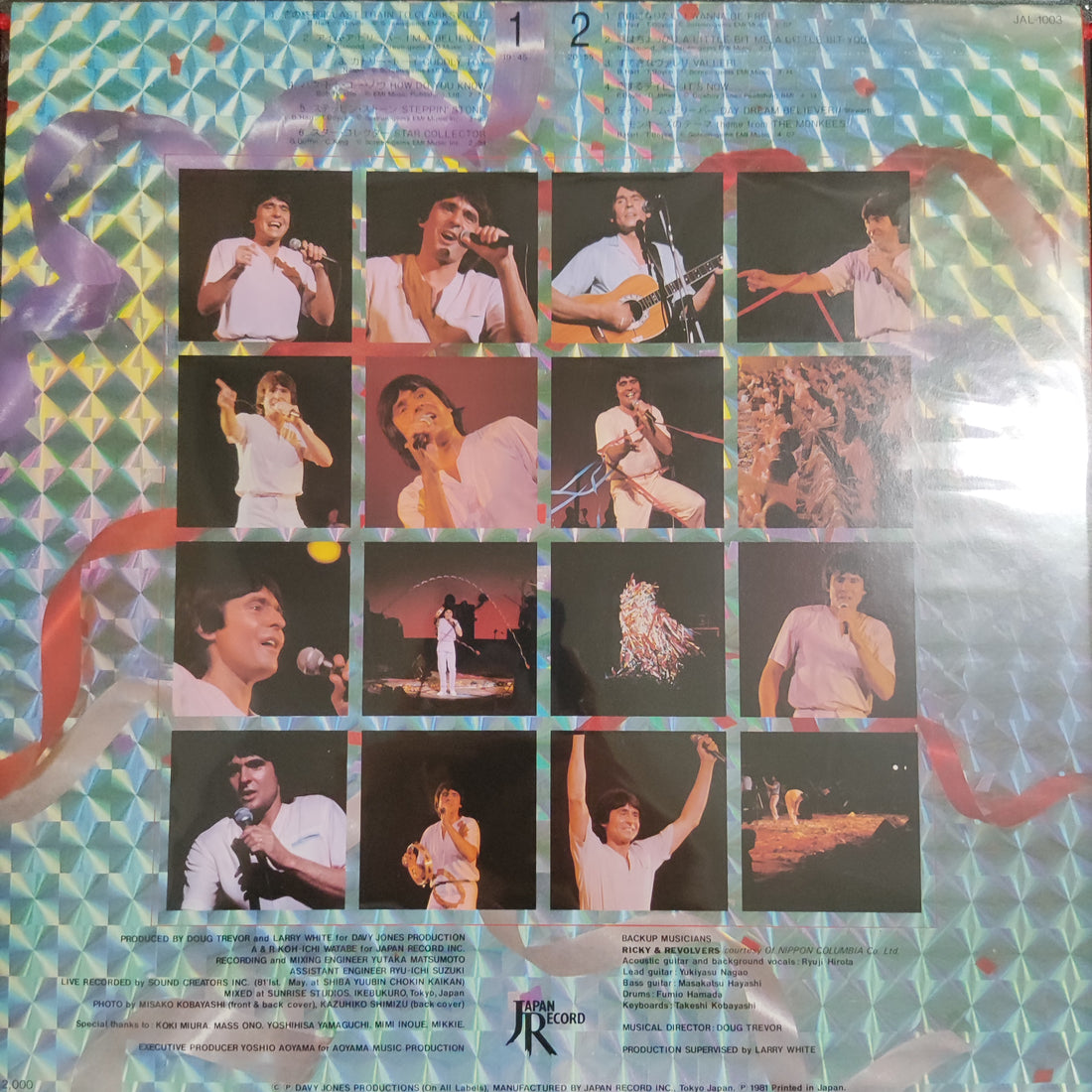 แผ่นเสียง Davy Jones - Live In Japan Vinyl VG+