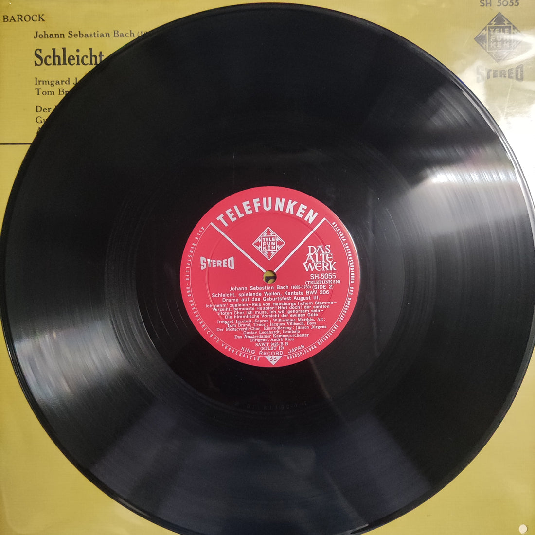 แผ่นเสียง Johann Sebastian Bach - Schleicht,Spielende Bellen,Kantate BWV206 Vinyl VG+