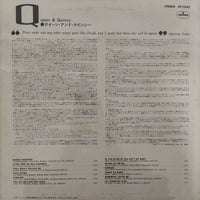 แผ่นเสียง Dinah Washington / Quincy Jones And His Orchestra - Queen & Quincy Vinyl VG+