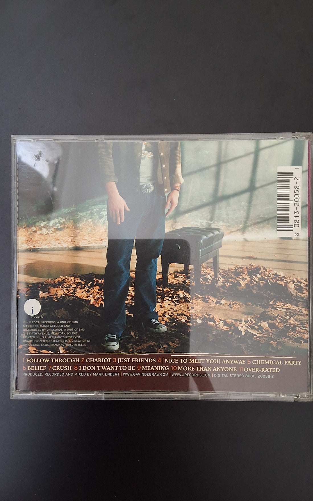ซีดี Gavin DeGraw - Chariot CD VG+