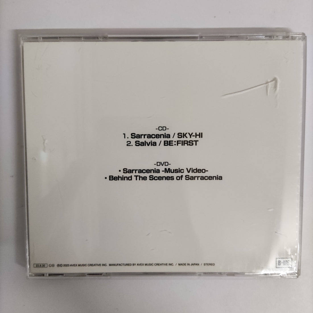 ซีดี BE:First - Sky-Hi Sarracenia CD VG+ 1CD 1DVD