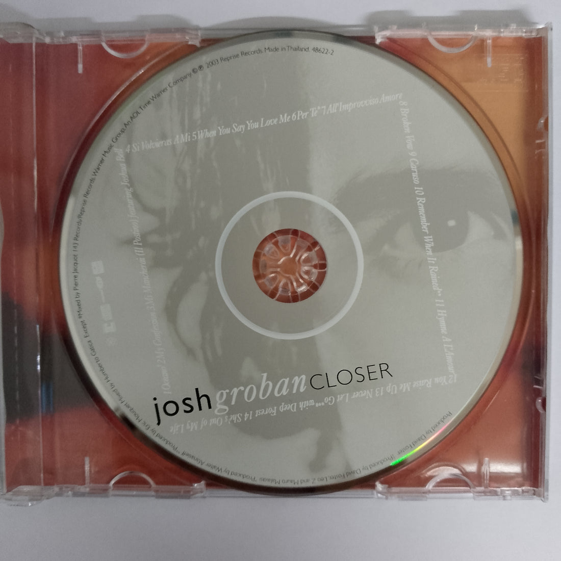 ซีดี Josh Groban - Closer CD VG+
