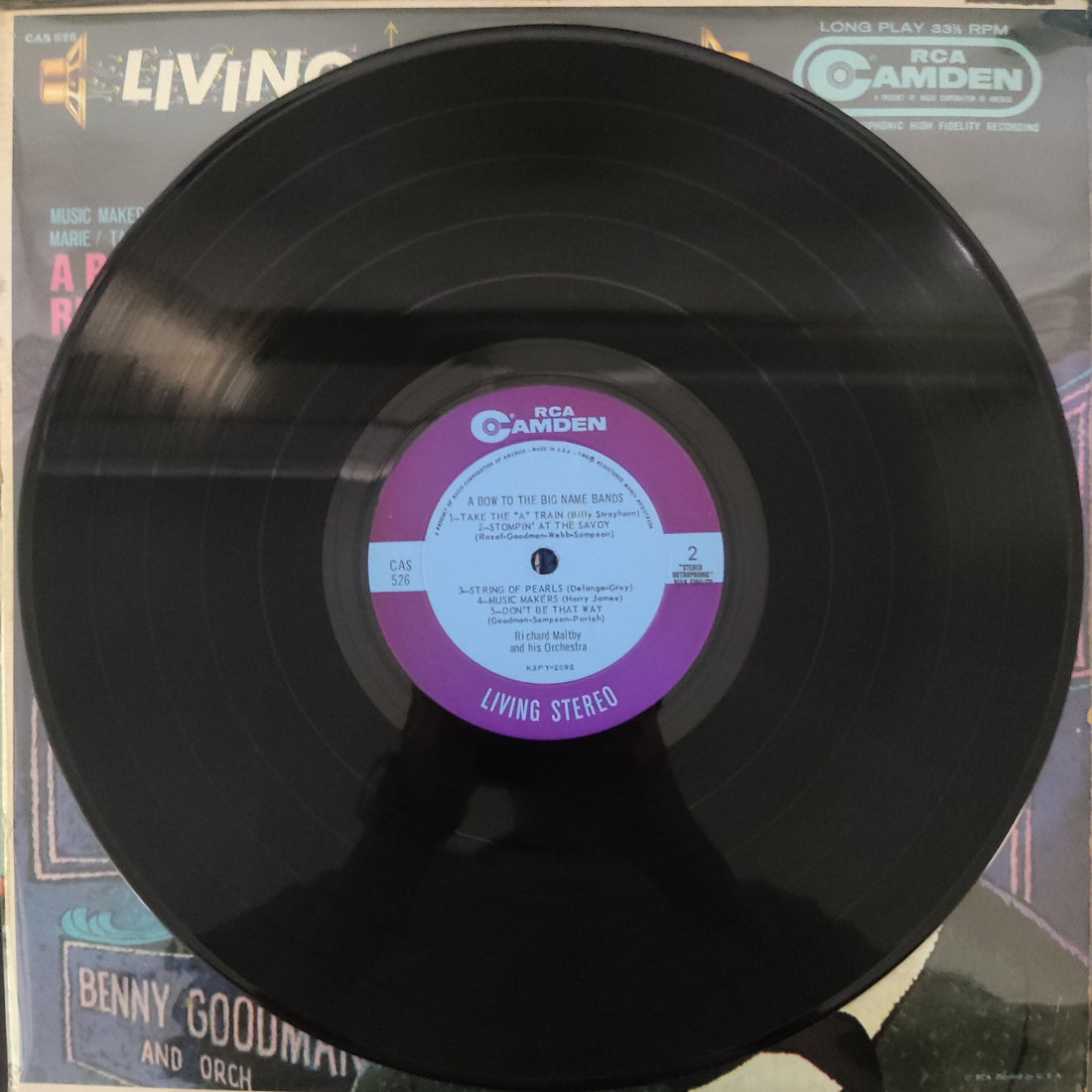 แผ่นเสียง Richard Maltby And His Orchestra - A Bow To The Big Name Bands Vinyl VG+